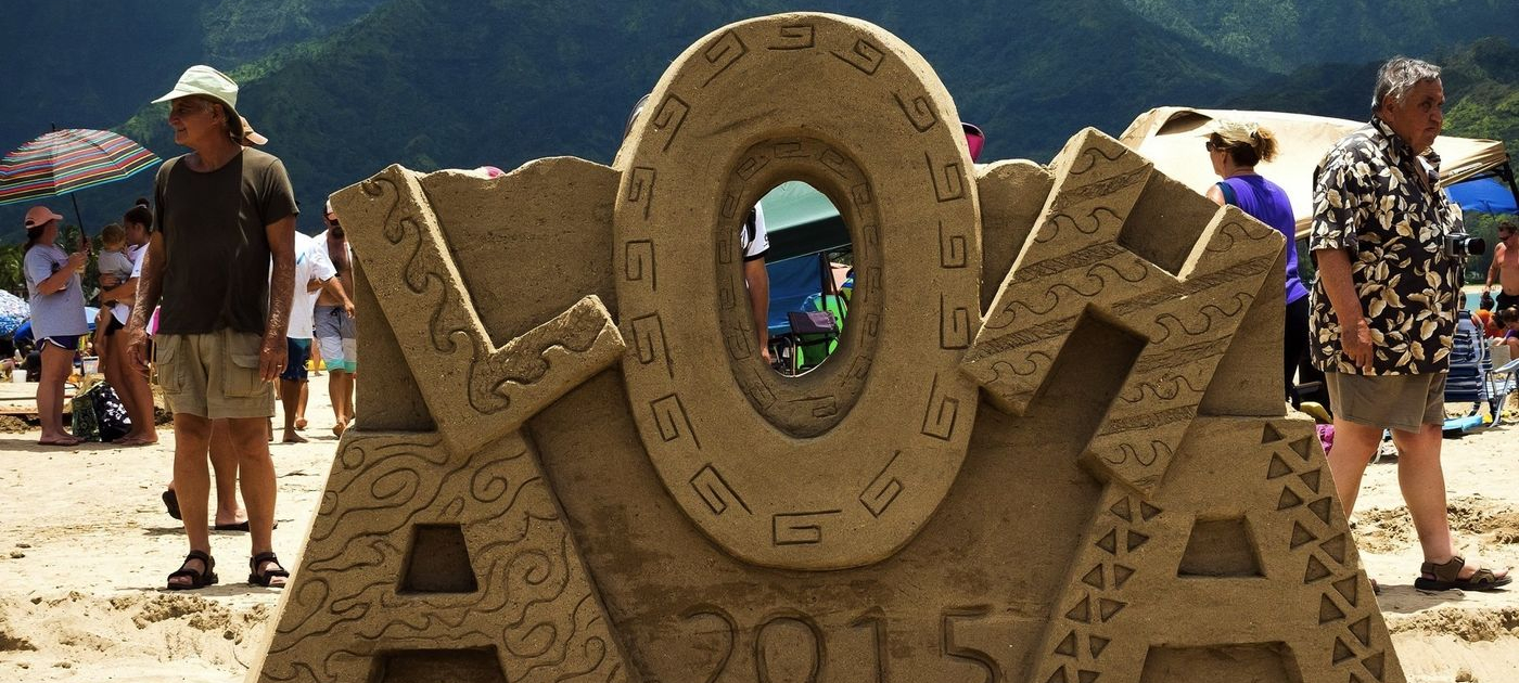 Kauai sandcastle contest