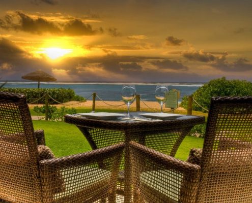 Kauai beachfront restaurant