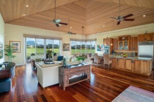 Common Hawaiian Words The living area of a Kauai vacation rental to practice common Hawaiian words and phrases.
