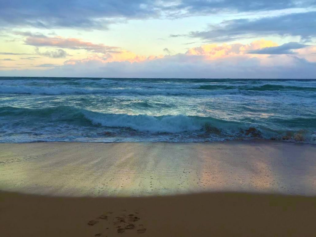 Kealia Beach is a great beach for evening strolls